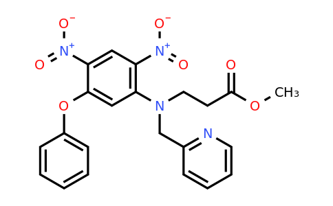CAS 1374651-44-1 | methyl 3-((2,4-dinitro-5-phenoxyphenyl)(pyridin-2-ylmethyl)amino)propanoate