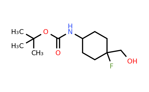 CAS 1374654-57-5 | tert-butyl N-[4-fluoro-4-(hydroxymethyl)cyclohexyl]carbamate