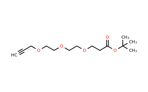 CAS 1374658-84-0 | tert-Butyl 3-(2-(2-(prop-2-yn-1-yloxy)ethoxy)ethoxy)propanoate