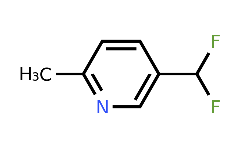 CAS 1374659-25-2 | 5-(Difluoromethyl)-2-methylpyridine