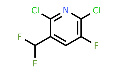CAS 1374659-39-8 | 2,6-Dichloro-3-(difluoromethyl)-5-fluoropyridine