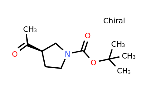 CAS 1374673-69-4 | tert-butyl (3R)-3-acetylpyrrolidine-1-carboxylate
