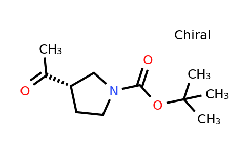 CAS 1374673-89-8 | tert-butyl (3S)-3-acetylpyrrolidine-1-carboxylate
