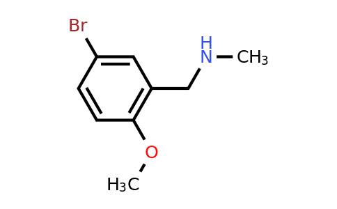 CAS 137469-70-6 | [(5-bromo-2-methoxyphenyl)methyl](methyl)amine