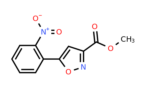 CAS 1375064-51-9 | methyl 5-(2-nitrophenyl)isoxazole-3-carboxylate