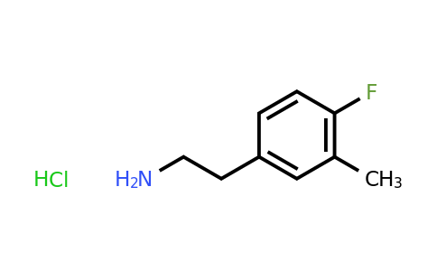 CAS 1375068-38-4 | 2-(4-fluoro-3-methylphenyl)ethan-1-amine hydrochloride