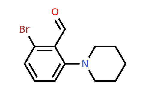 CAS 1375068-93-1 | 2-Bromo-6-(piperidin-1-yl)benzaldehyde