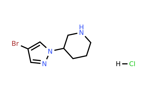 CAS 1375069-08-1 | 3-(4-Bromopyrazol-1-yl)piperidine, HCl