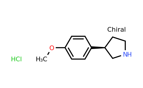 CAS 1375081-87-0 | (R)-3-(4-Methoxyphenyl)pyrrolidine hydrochloride