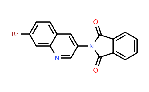 CAS 1375108-38-5 | 2-(7-Bromoquinolin-3-yl)isoindoline-1,3-dione