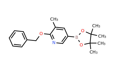 CAS 1375302-97-8 | 2-(Benzyloxy)-3-methyl-5-(4,4,5,5-tetramethyl-1,3,2-dioxaborolan-2-YL)pyridine