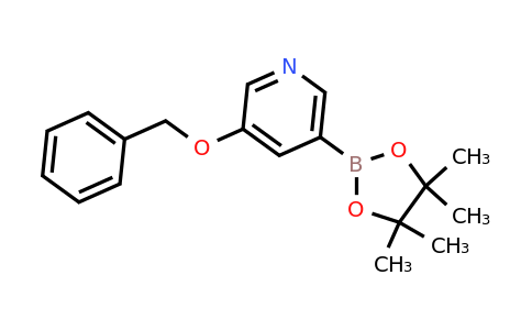 CAS 1375302-99-0 | 3-(Benzyloxy)-5-(4,4,5,5-tetramethyl-1,3,2-dioxaborolan-2-YL)pyridine