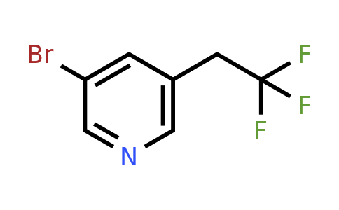 CAS 1375303-72-2 | 3-Bromo-5-(2,2,2-trifluoroethyl)pyridine
