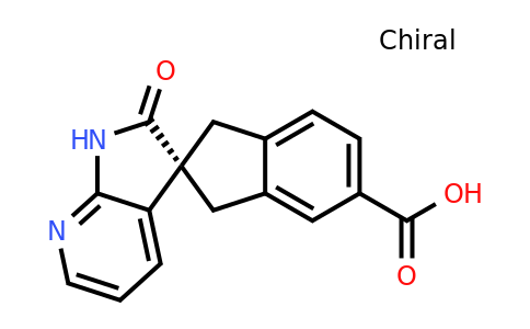 CAS 1375470-81-7 | (2R)-2'-oxo-1,1',2',3-tetrahydrospiro[indene-2,3'-pyrrolo[2,3-b]pyridine]-5-carboxylic acid