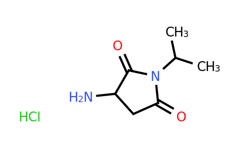 CAS 1375471-37-6 | 3-Amino-1-(propan-2-yl)pyrrolidine-2,5-dione hydrochloride