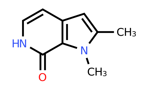 CAS 1375471-39-8 | 1,2-Dimethyl-1H,6H,7H-pyrrolo[2,3-c]pyridin-7-one