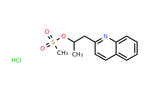 CAS 1375471-44-5 | 1-(Quinolin-2-yl)propan-2-yl methanesulfonate hydrochloride