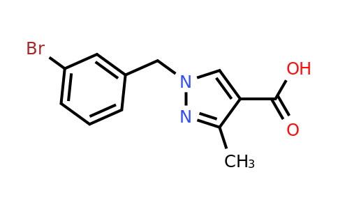 CAS 1375471-47-8 | 1-[(3-Bromophenyl)methyl]-3-methyl-1H-pyrazole-4-carboxylic acid