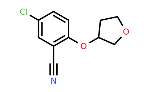 CAS 1375471-48-9 | 5-Chloro-2-(oxolan-3-yloxy)benzonitrile