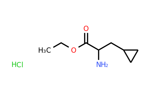 CAS 1375471-56-9 | Ethyl 2-amino-3-cyclopropylpropanoate hydrochloride