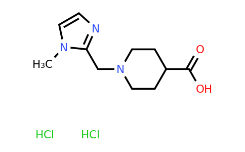 1-[(1-Methyl-1H-imidazol-2-yl)methyl]piperidine-4-carboxylic acid dihydrochloride