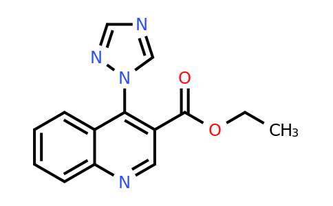 CAS 1375472-67-5 | Ethyl 4-(1H-1,2,4-triazol-1-yl)quinoline-3-carboxylate