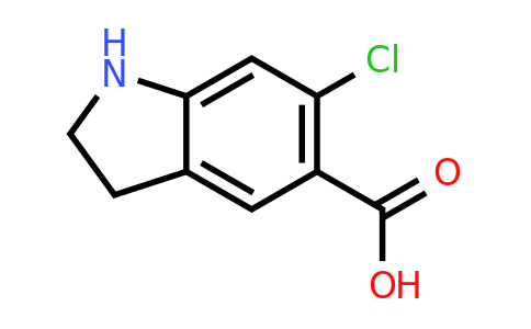 CAS 1375472-84-6 | 6-Chloroindoline-5-carboxylic acid