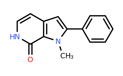 CAS 1375473-98-5 | 1-Methyl-2-phenyl-1H,6H,7H-pyrrolo[2,3-c]pyridin-7-one
