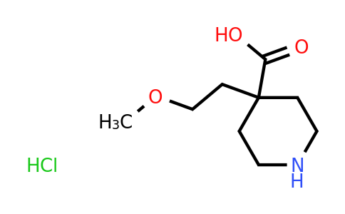 CAS 1375474-00-2 | 4-(2-Methoxyethyl)piperidine-4-carboxylic acid hydrochloride