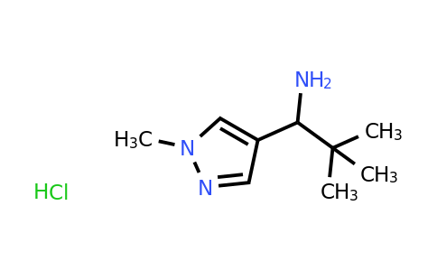 CAS 1375474-63-7 | 2,2-Dimethyl-1-(1-methyl-1H-pyrazol-4-yl)propan-1-amine hydrochloride
