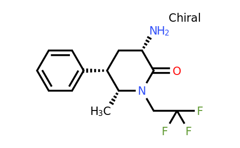 CAS 1375794-69-6 | (3S,5S,6R)-3-amino-6-methyl-5-phenyl-1-(2,2,2-trifluoroethyl)piperidin-2-one