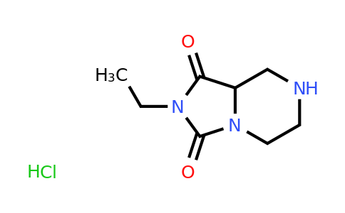 CAS 1375897-49-6 | 2-ethyl-6,7,8,8a-tetrahydro-5H-imidazo[1,5-a]pyrazine-1,3-dione;hydrochloride