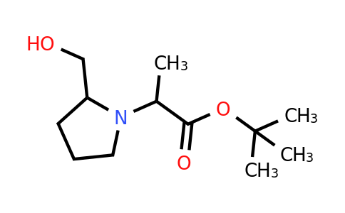 CAS 1375909-84-4 | tert-butyl 2-[2-(hydroxymethyl)pyrrolidin-1-yl]propanoate