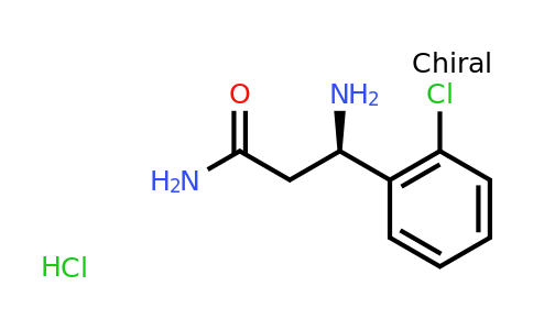 CAS 1375955-73-9 | (3R)-3-amino-3-(2-chlorophenyl)propanamide hydrochloride