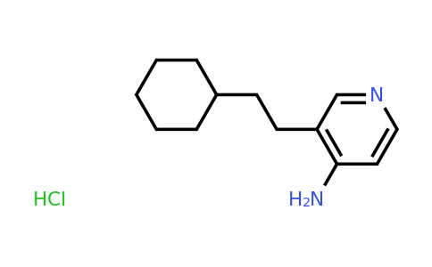 CAS 1375977-94-8 | 3-(2-cyclohexylethyl)pyridin-4-amine hydrochloride