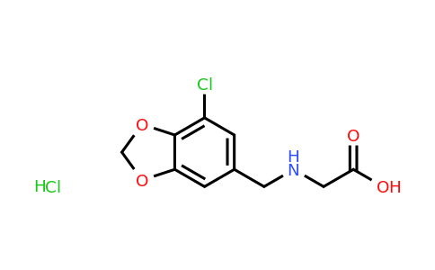 CAS 1375989-43-7 | 2-{[(7-chloro-1,3-dioxaindan-5-yl)methyl]amino}acetic acid hydrochloride