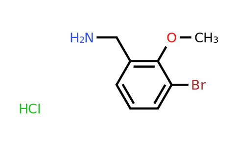 CAS 1375997-08-2 | (3-bromo-2-methoxyphenyl)methanamine hydrochloride