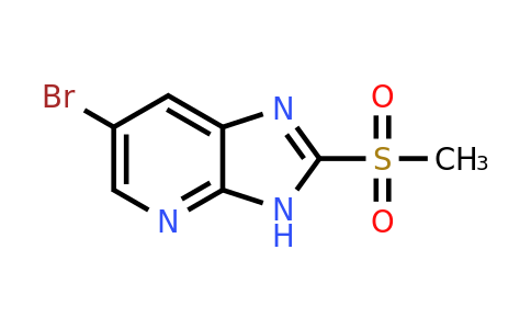 CAS 1376007-07-6 | 6-Bromo-2-methanesulfonyl-3H-imidazo[4,5-b]pyridine