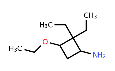 CAS 1376012-21-3 | 3-ethoxy-2,2-diethylcyclobutan-1-amine