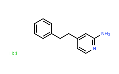 CAS 1376054-51-1 | 4-(2-phenylethyl)pyridin-2-amine hydrochloride