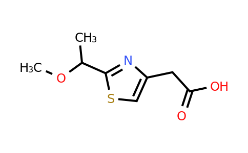 CAS 1376100-18-3 | 2-[2-(1-methoxyethyl)-1,3-thiazol-4-yl]acetic acid