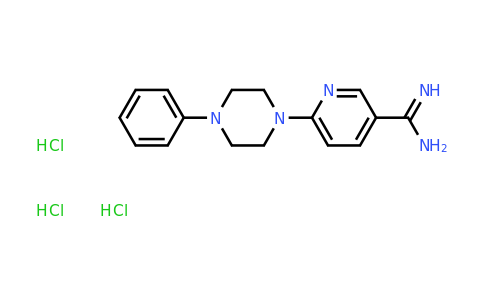 CAS 1376162-36-5 | 6-(4-phenylpiperazin-1-yl)pyridine-3-carboximidamide trihydrochloride