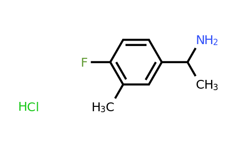 CAS 1376217-48-9 | 1-(4-fluoro-3-methylphenyl)ethan-1-amine hydrochloride