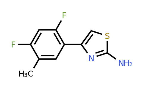 CAS 1376217-90-1 | 4-(2,4-Difluoro-5-methylphenyl)-1,3-thiazol-2-amine