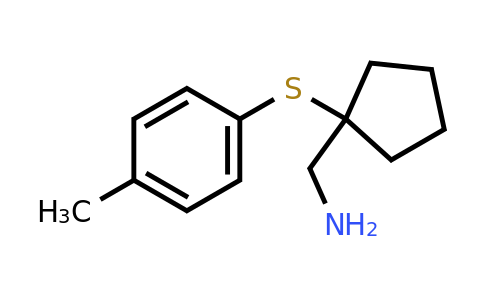 CAS 1376239-65-4 | {1-[(4-methylphenyl)sulfanyl]cyclopentyl}methanamine