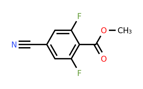 CAS 1376259-20-9 | methyl 4-cyano-2,6-difluorobenzoate