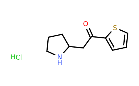 CAS 1376266-52-2 | 2-(pyrrolidin-2-yl)-1-(thiophen-2-yl)ethan-1-one hydrochloride