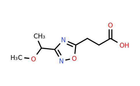 CAS 1376269-03-2 | 3-[3-(1-methoxyethyl)-1,2,4-oxadiazol-5-yl]propanoic acid