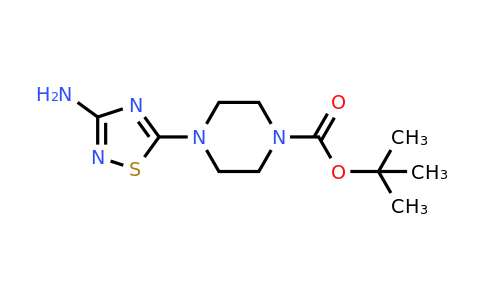 CAS 1376283-60-1 | tert-butyl 4-(3-amino-1,2,4-thiadiazol-5-yl)piperazine-1-carboxylate
