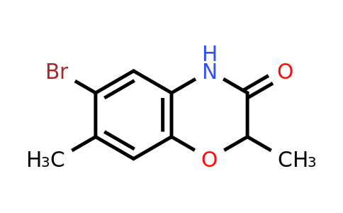 CAS 1376284-55-7 | 6-bromo-2,7-dimethyl-3,4-dihydro-2H-1,4-benzoxazin-3-one